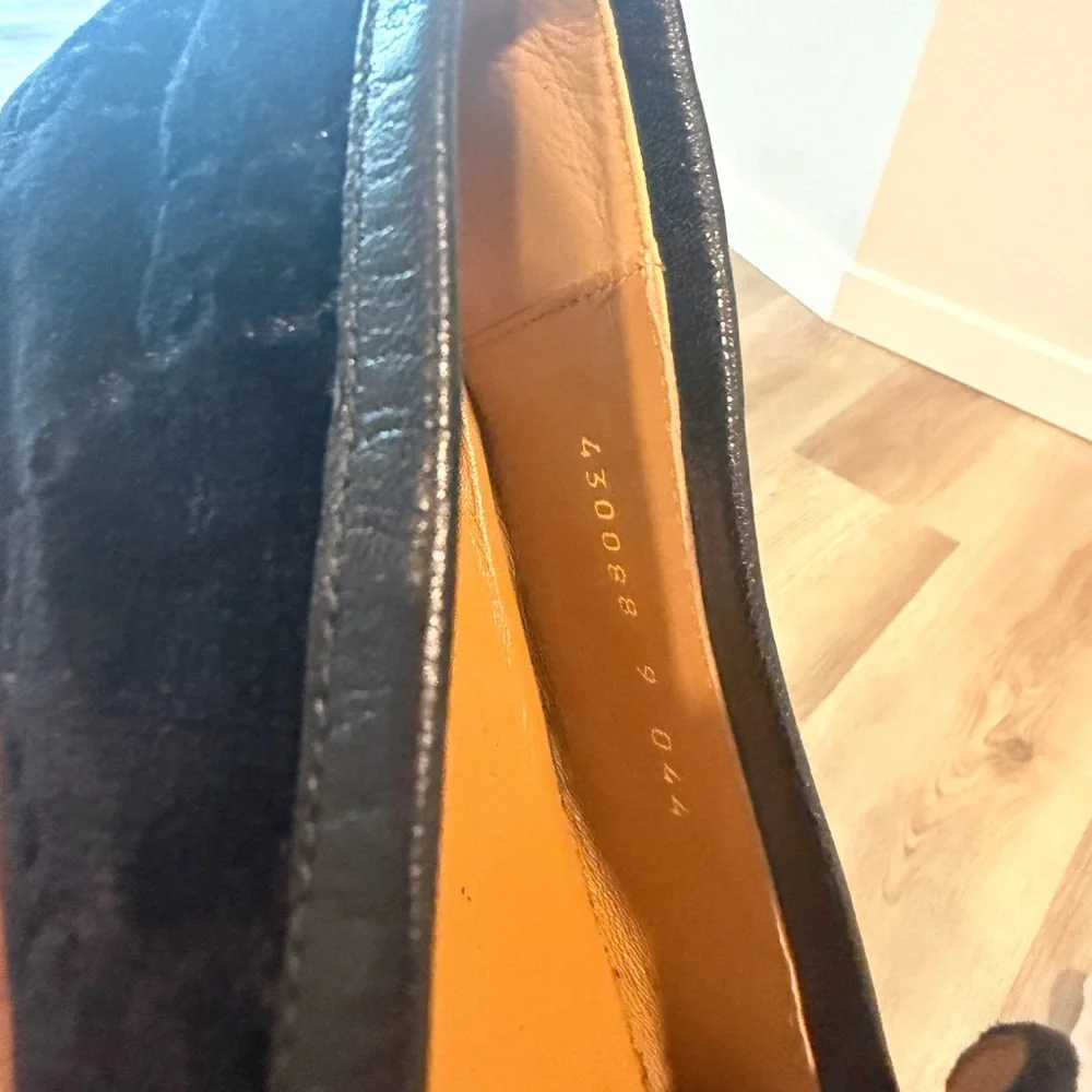 Gucci GG Logo Velvet Loafers - Men's Luxury Dress Shoes